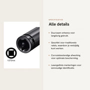 Chiave a 6 punte per alesaggio profondo 24mm - 1/2 pollice - Alesaggio a 6 punte - Acciaio CR-V termoformato - Corrosione resistente - Lunghezza 150mm