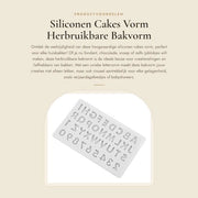 Forma per dolci in silicone - Forma per fondant e cioccolato - Utensile riciclabile - Facile da pulire