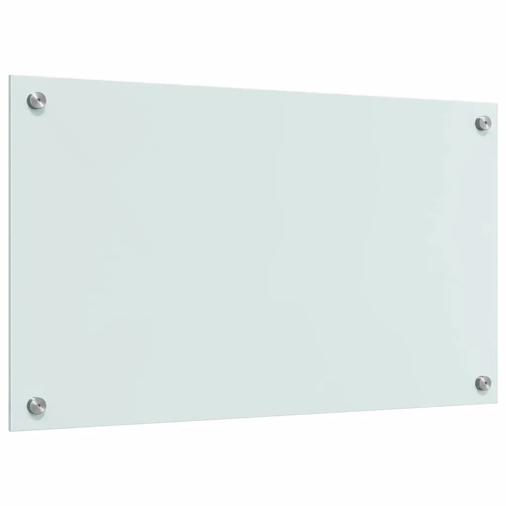 Schienale da cucina 2 pcs Bianco 70 x 40 cm vetro temperato 3415518