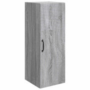Mobiletto a muro Sonoma grigio 33 x 34,5 x 90 cm