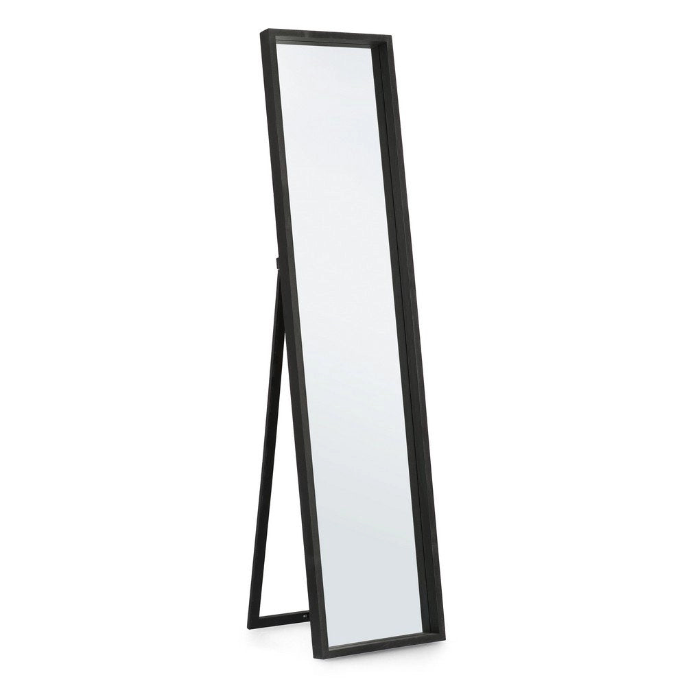 Specchio Rettangolare Nero Moderno da Interno 40x170 - YOUNG