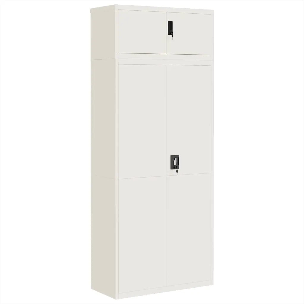 Armadio Classificatore Bianco 90x40x220 cm in Acciaio 3188314