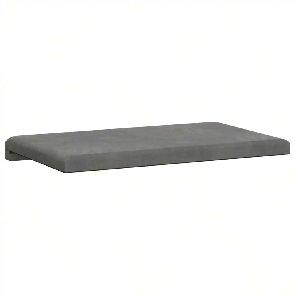 Cuscino per panchina Velluto (V) Grigio Scuro Profondità 35 cm 42043176
