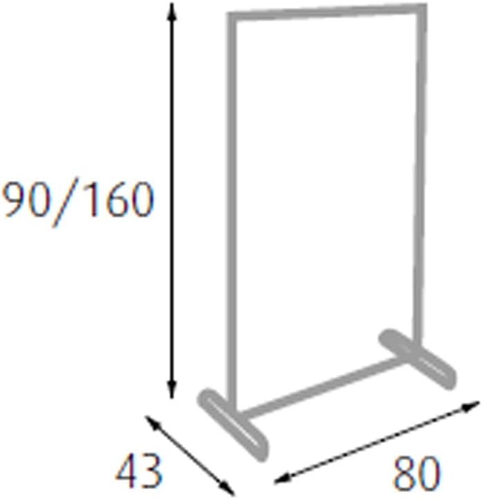 S1407130 - Stender singolo con ruote