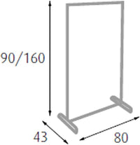 S1407130 - Stender singolo con ruote