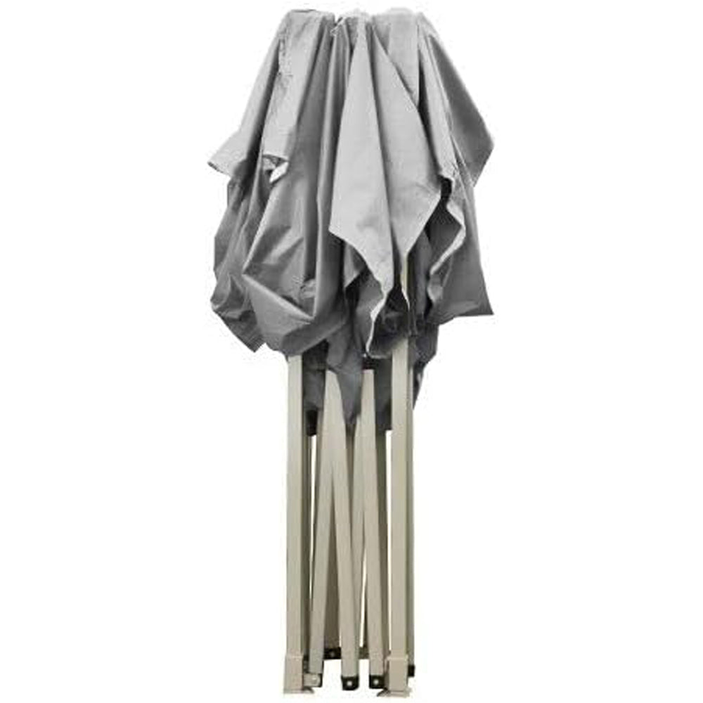 GAZEBO RICHIUDIBILE 3x3m PIEGHEVOLE A FISARMONICA PVC IMPERMEABILE MERCATO EXPO