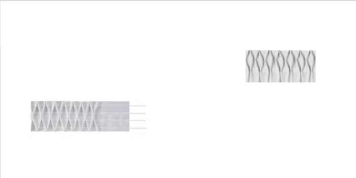 Fettuccia Arricciatenda Hexanyl - Fascia per Tende - Nastro Bianco Vendita al Metro lineare (FET-170-EX Altezza 17CM)