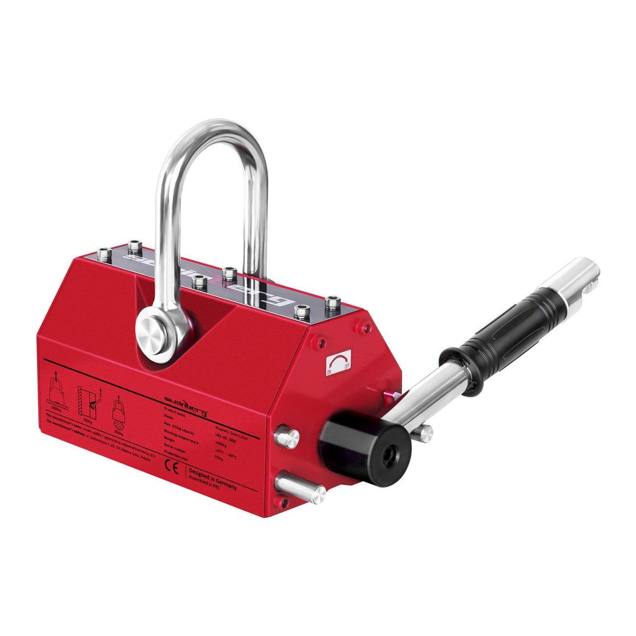 Potente magnete di sollevamento a movimentazione magnetica - 1.000 kg 14_0000391