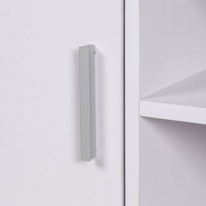 Mobile TV in Legno Mobiletto Televisione design Moderno Scomparti e Ante Bianco