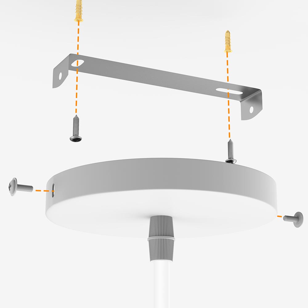 Lampadario Lampada Sospensione Piramide 25cm Design Moderno Paralume Bianco