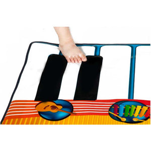 Tappeto Musicale Tastiera Pavimento Bambini 8 Strumenti con Registrazione e Demo