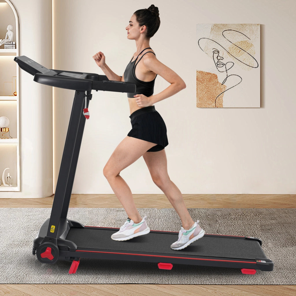 Tapis Roulant Pieghevole 3,0 HP fino a 14 km/h con Inclinazione 8%, Bluetooth e Portata 120 kg