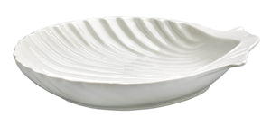 Piatto Conchiglia 30,5x25,5x5,5 cm in Porcellana Allluminica Kaleidos Aluxina Bianco