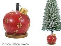 BASE PER ALBERO DI NATALE SFERA NATALIZIA D37.5H37X44