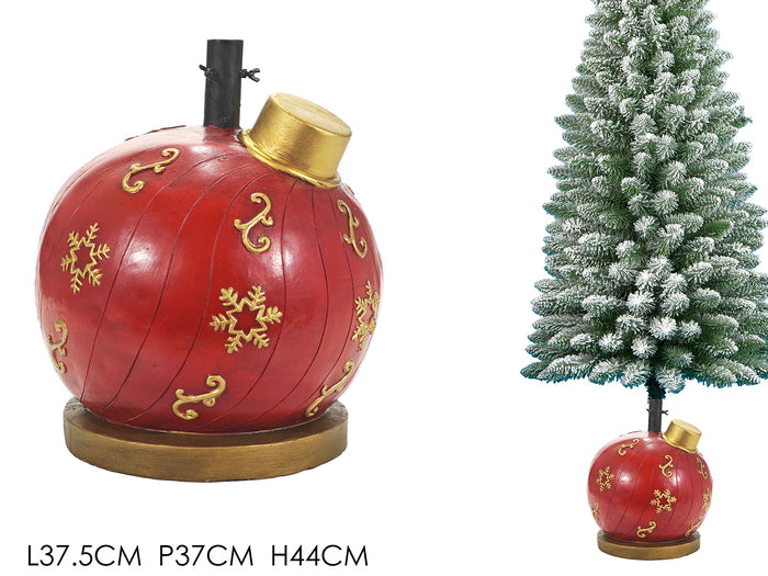 BASE PER ALBERO DI NATALE SFERA NATALIZIA D37.5H37X44