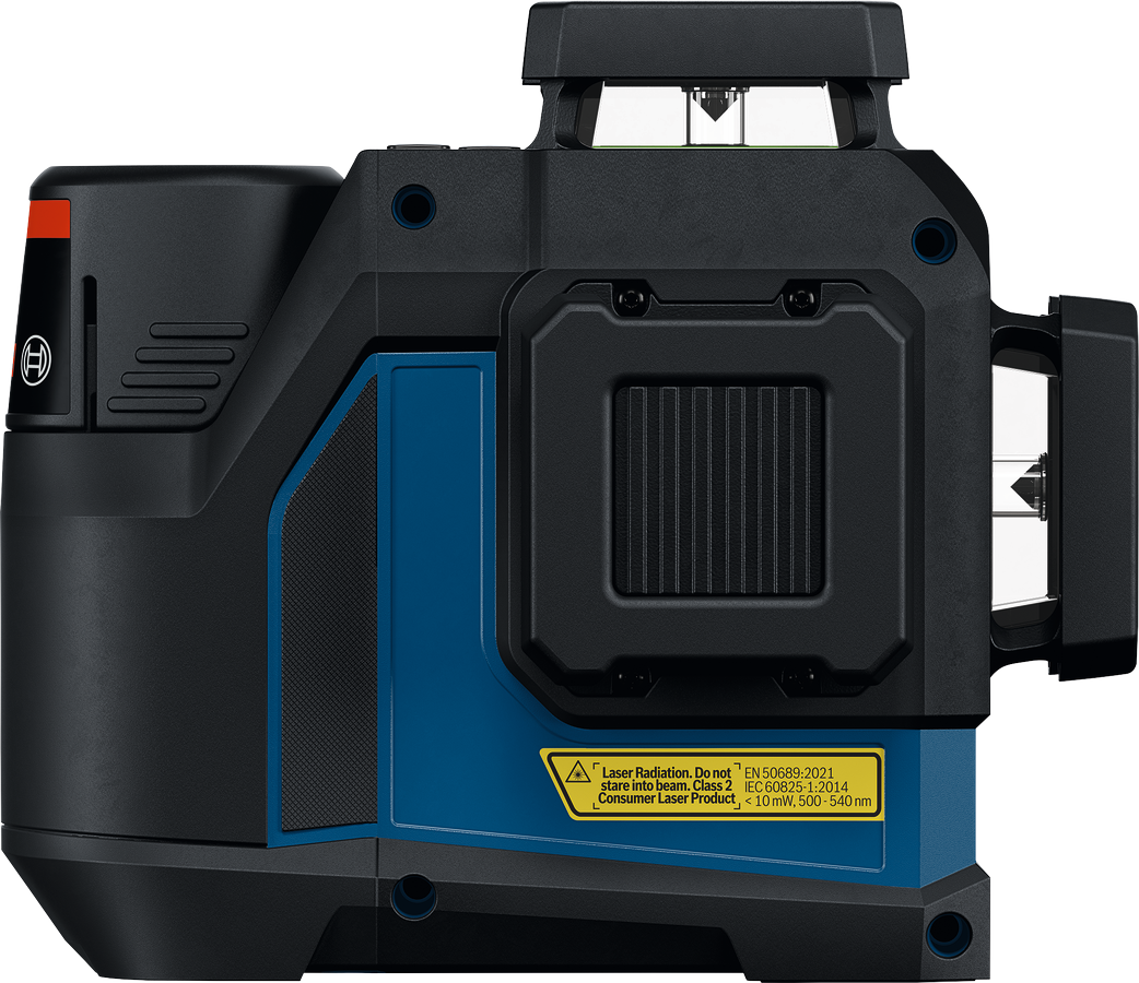 Bosch GLL 12V-100-33 CG Professional – Livella Laser verde 3×360°, 12 V / AA