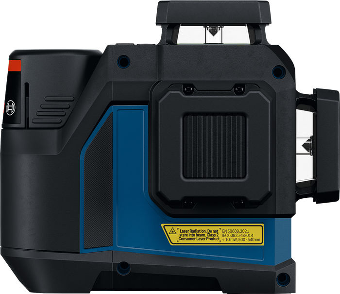 Bosch GLL 12V-100-33 CG Professional – Livella Laser verde 3×360°, 12 V / AA