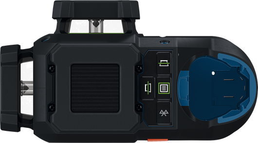 Bosch GLL 12V-100-33 CG Professional – Livella Laser verde 3×360°, 12 V / AA