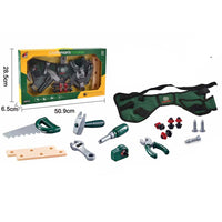 Cintura Porta Attrezzi Giocattolo Bambini con Utensili da Lavoro e Accessori