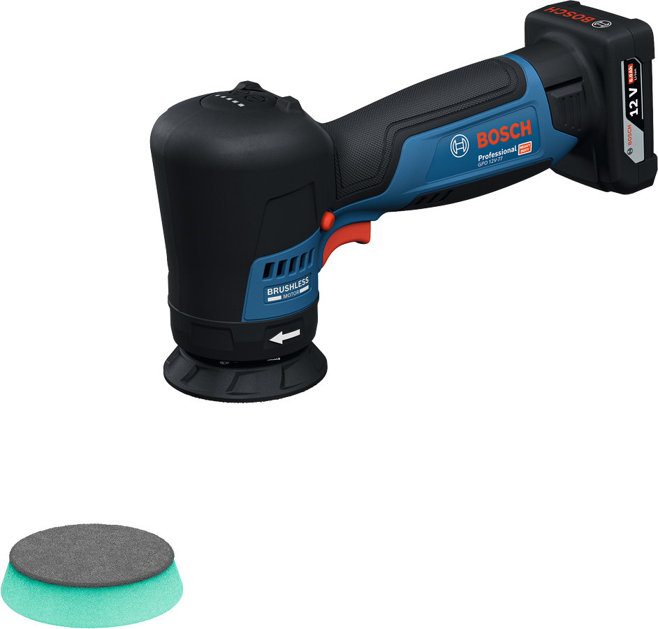 Bosch GPO 12V‑77 (06019L3000) – Lucidatrice Rotativa 12 V, 77 mm, Brushless