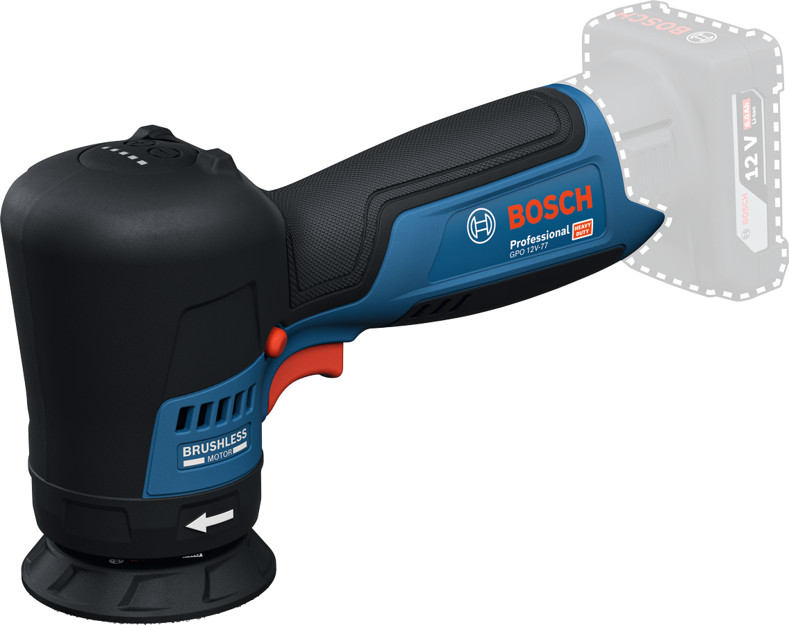 Bosch GPO 12V‑77 (06019L3000) – Lucidatrice Rotativa 12 V, 77 mm, Brushless