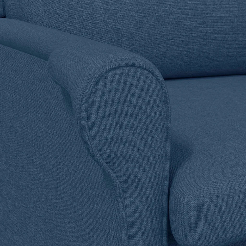 Poltrona-Divano Sedia Blu Tessuto 203380