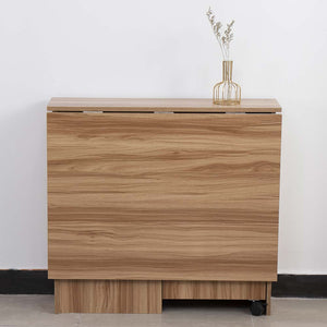 Tavolo Pranzo Salvaspazio Scrivania Richiudibile Allungabile Scomparsa Quercia