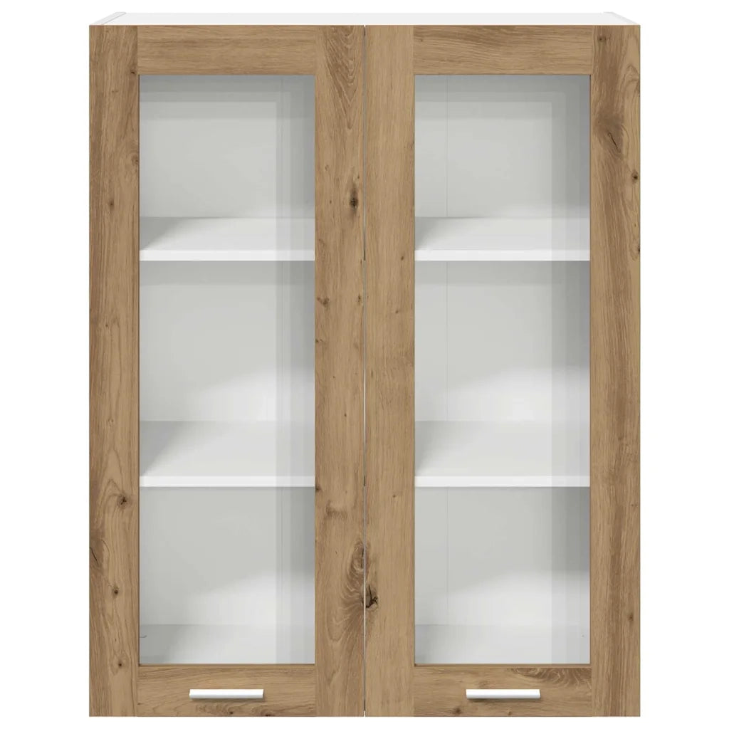 Armadio pensile con porta Rovere artigianale 80 x 31 x 100 cm 884401