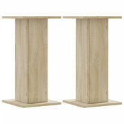 Supporti Altoparlanti 2 pz Rovere 30x30x40 cm in Multistrato CFW3637173