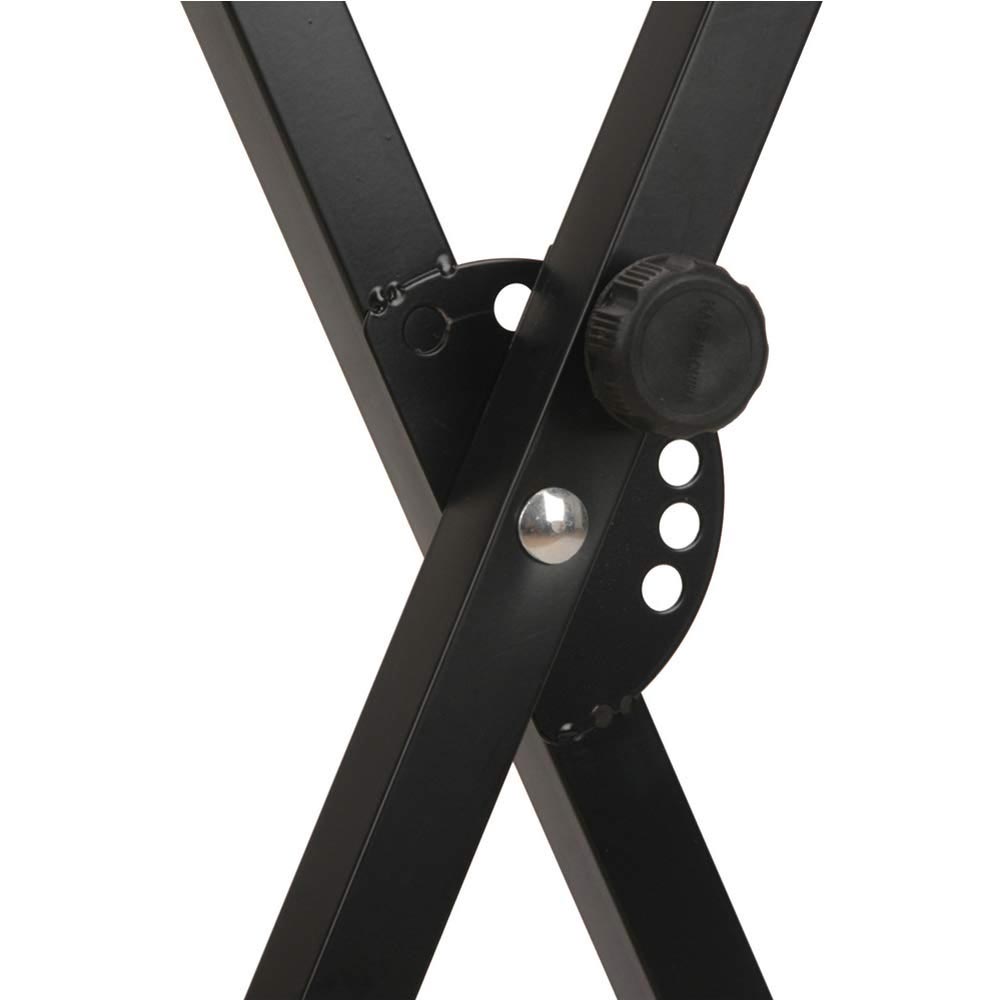 Supporto a Croce Tastiera Musicale in Metallo Pieghevole con Altezza Regolabile