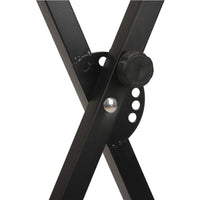 Supporto a Croce Tastiera Musicale in Metallo Pieghevole con Altezza Regolabile