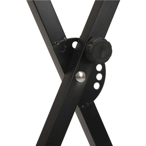 Supporto a Croce Tastiera Musicale in Metallo Pieghevole con Altezza Regolabile