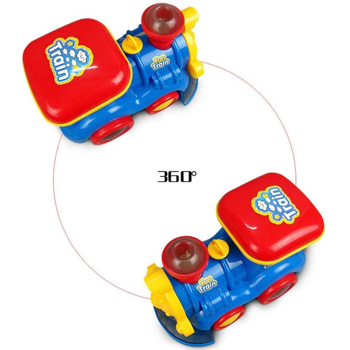 Trenino Locomotiva Giocattolo Bambini con Fumo Vapore Luci e Suoni a Batteria