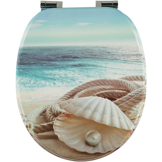 1plus abattant de wc design en mdf avec syst me d abaissement au