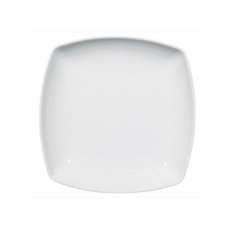 SET 6 TOKYO PIATTO FRUTTA DESSERT QUADRATO 21 CM BIANCO
