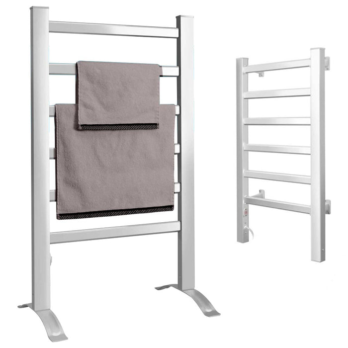 Scaldasalviette Termoarredo Elettrico Bagno 2in1 Asciugabiancheria 6 Elementi