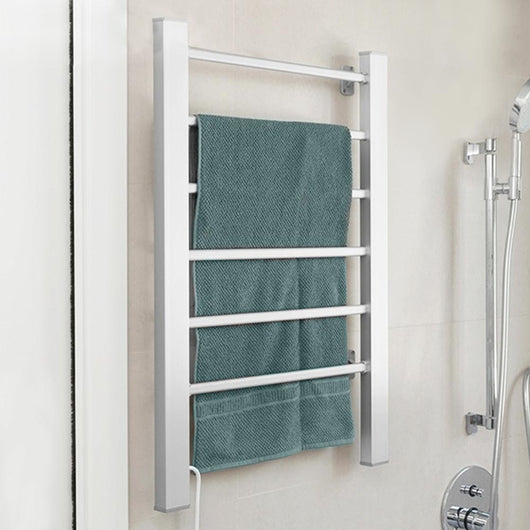 Scaldasalviette Termoarredo Elettrico Bagno 2in1 Asciugabiancheria 6 Elementi