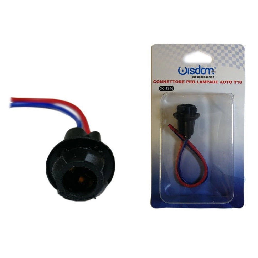 Trade Shop - Connettore Lampade Auto T10 Spina Versione W5w Socket W2 1x9 5d Lampade Xc-1346 -