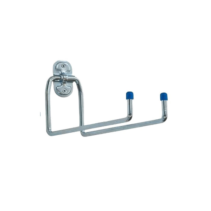 Gancio multiuso doppio a U ALDEGHI art.4050 acciaio zincato asta Ø 9 mm 18x12 cm