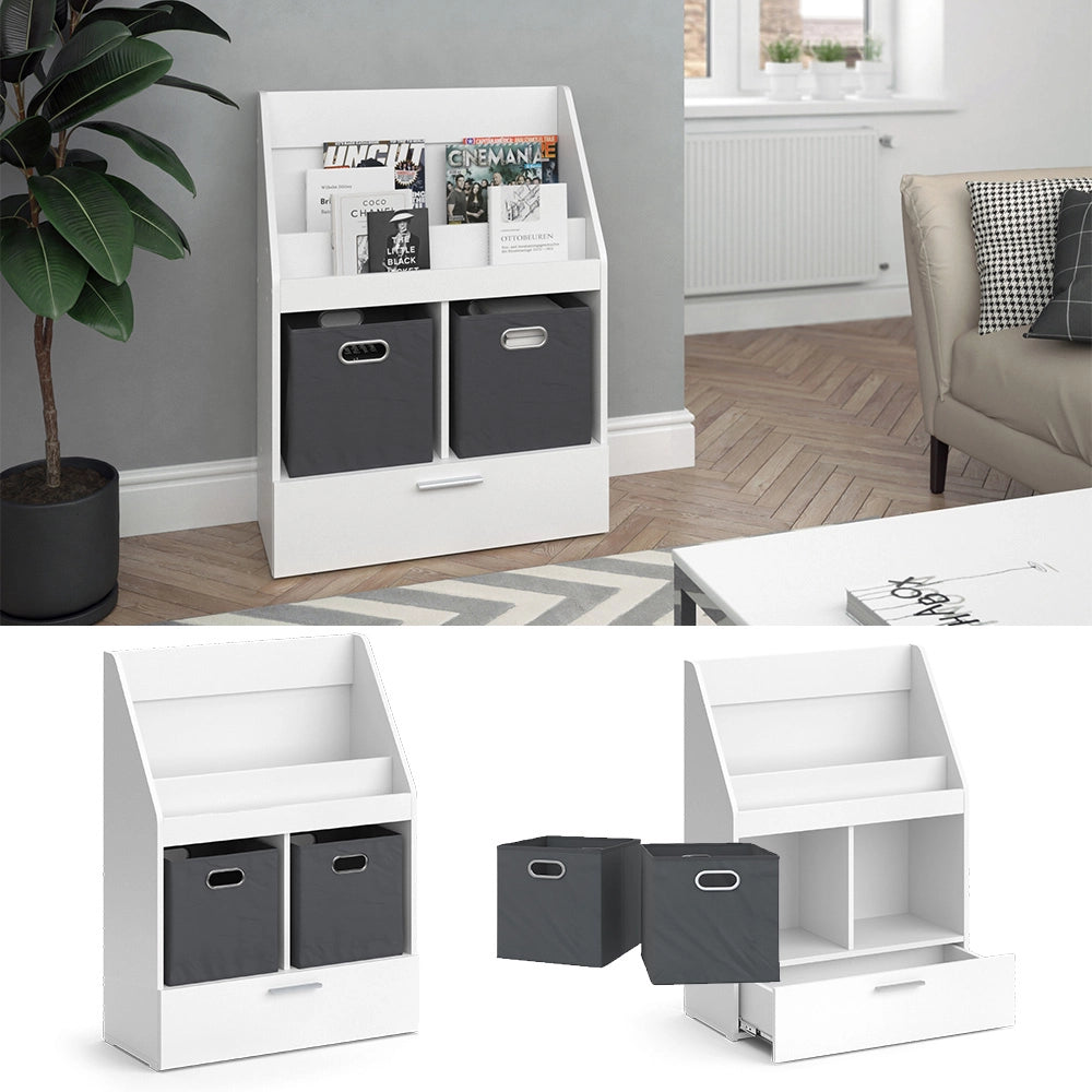 Vicco Libreria Bianco 72 x 96.2 cm con box pieghevole