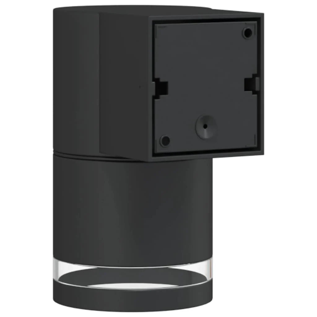 Applique da esterno dal design robusto per giardino 7,5 x 10,5 x 13,5 cm alluminio nero 02_0056624
