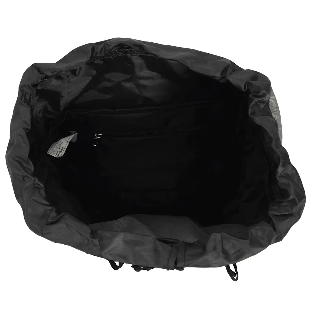 vidaXL Zaino da Trekking Grigio 100 L in Tessuto Oxford