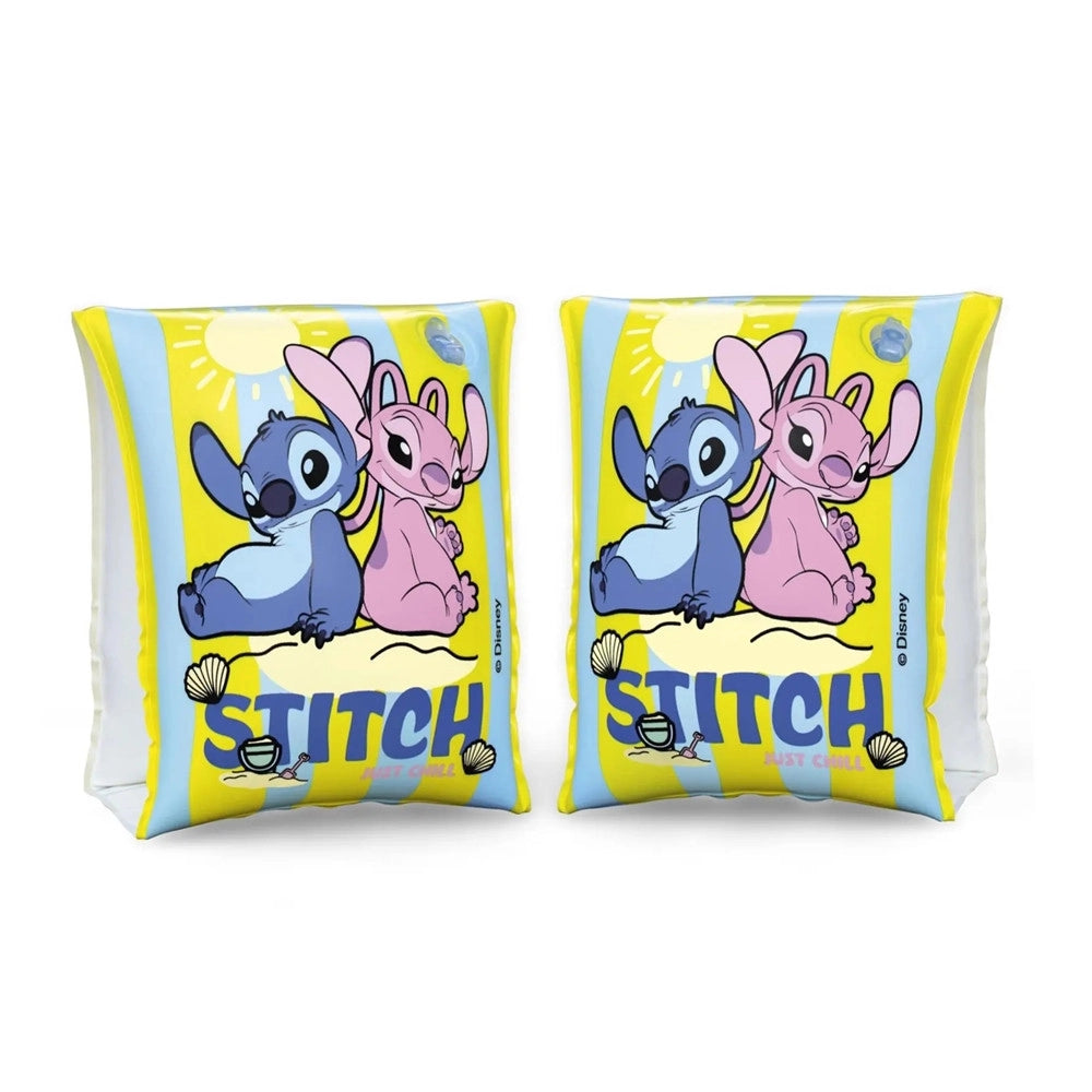 Trade Shop - Braccioli Gonfiabili Da Nuoto Stampa Tropicale Con Stitch Per Bambini 3-6 Anni 9104s -