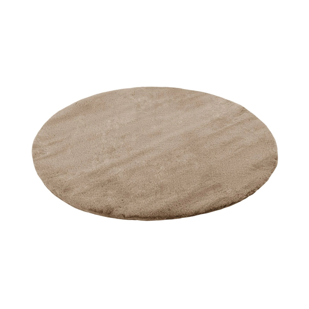 Tappeto da bagno Rabbit Light beige rotondo O 100 cm