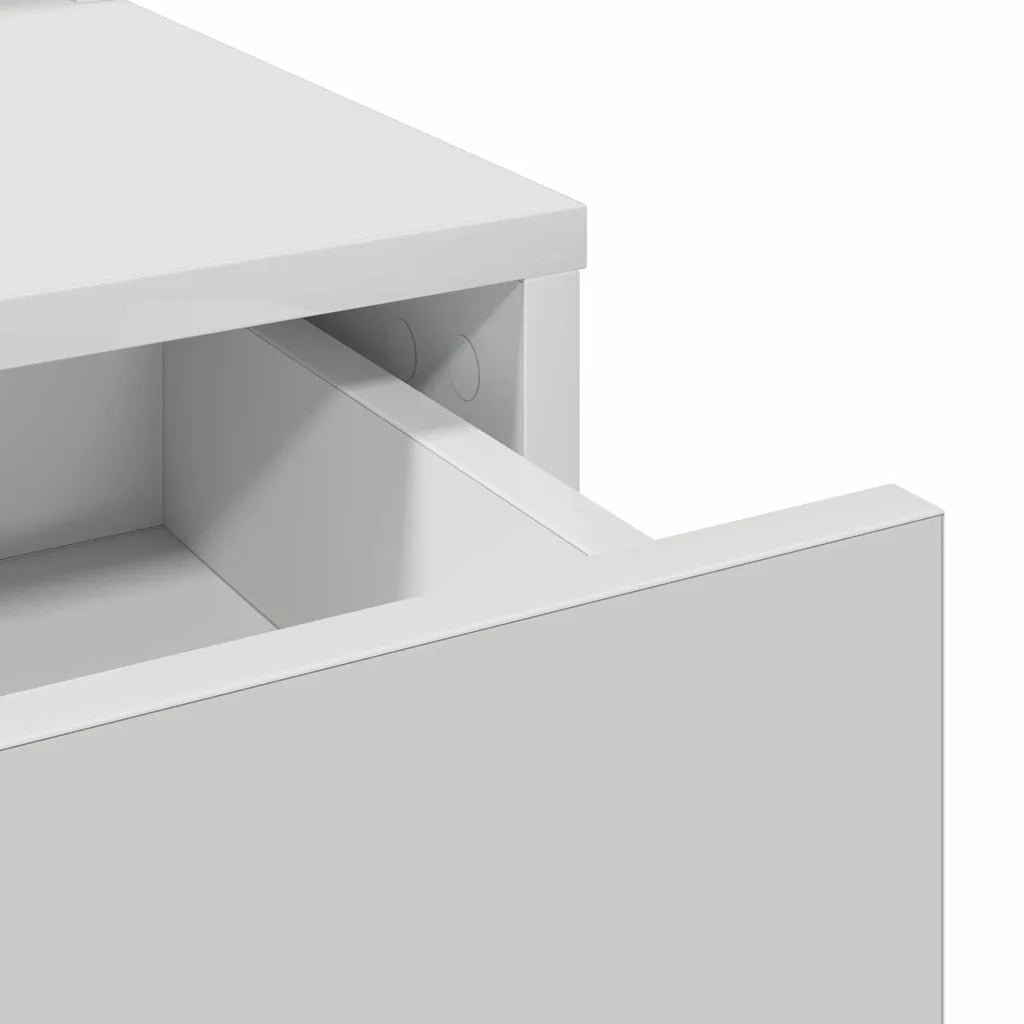 Toeletta | Tavolo da Trucco Bianco 79 x 41 x 140 cm Legno multistrato