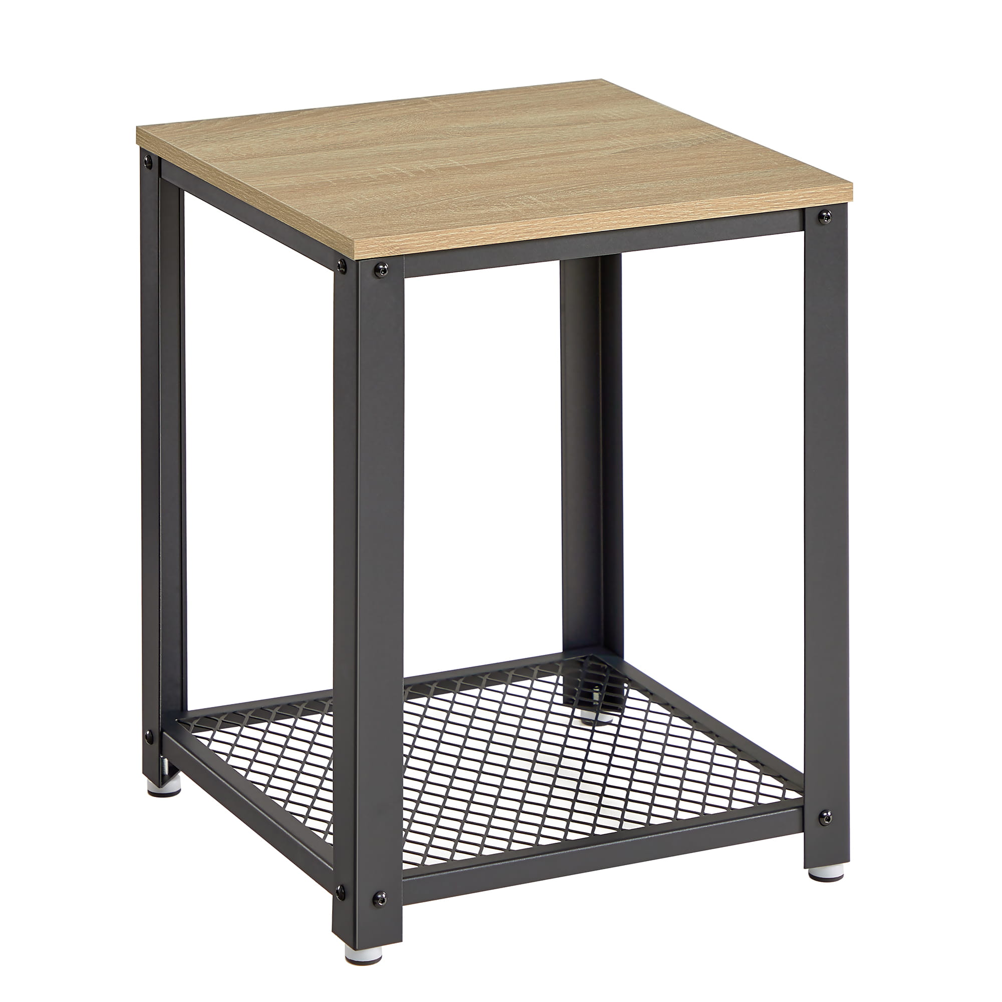 Tavolino/comodino Valora - Rovere Sonoma con struttura nera