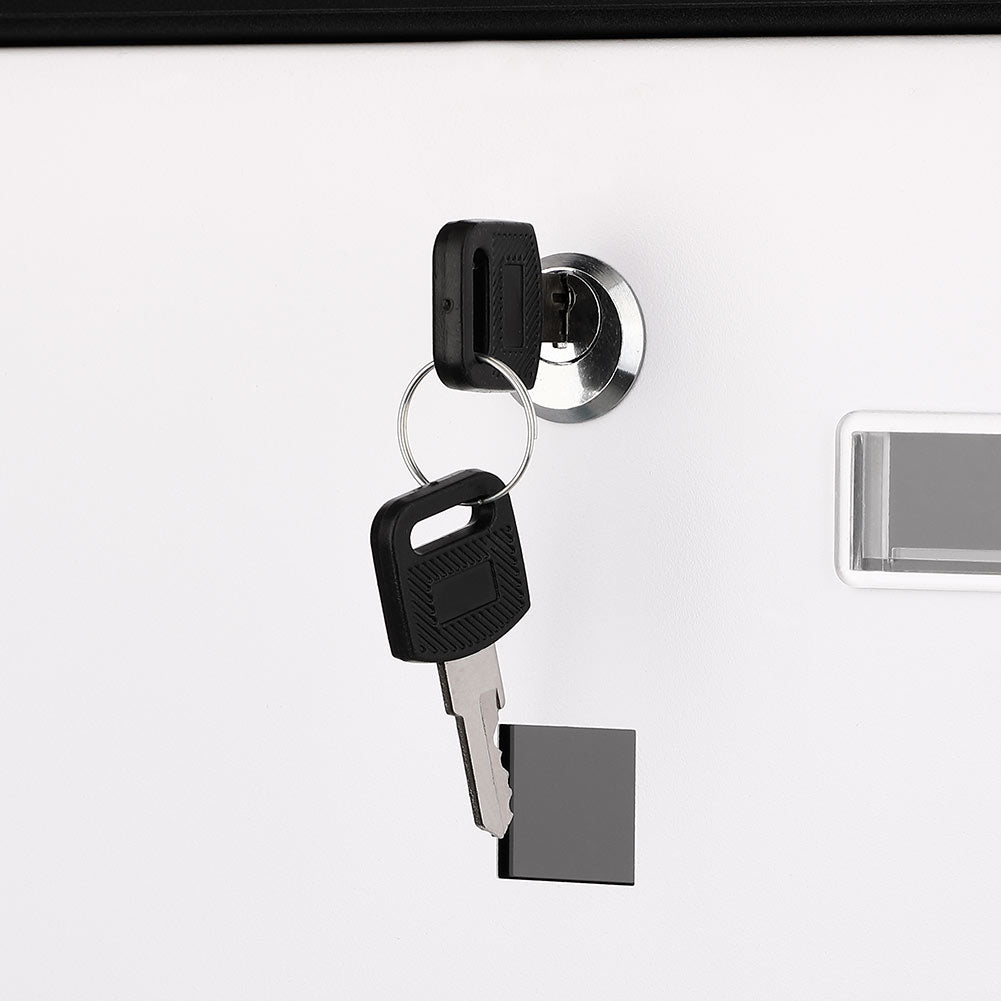 Cassetta Postale Acciaio Buca Lettere Posta Esterno Porta Giornale Bianco Nero