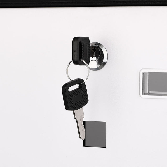 Cassetta Postale Acciaio Buca Lettere Posta Esterno Porta Giornale Bianco Nero