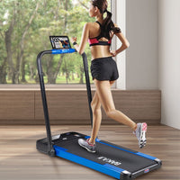 Pedana Tapis Roulant Elettrico con Corrimano Pieghevole e Bracciale Telecomando