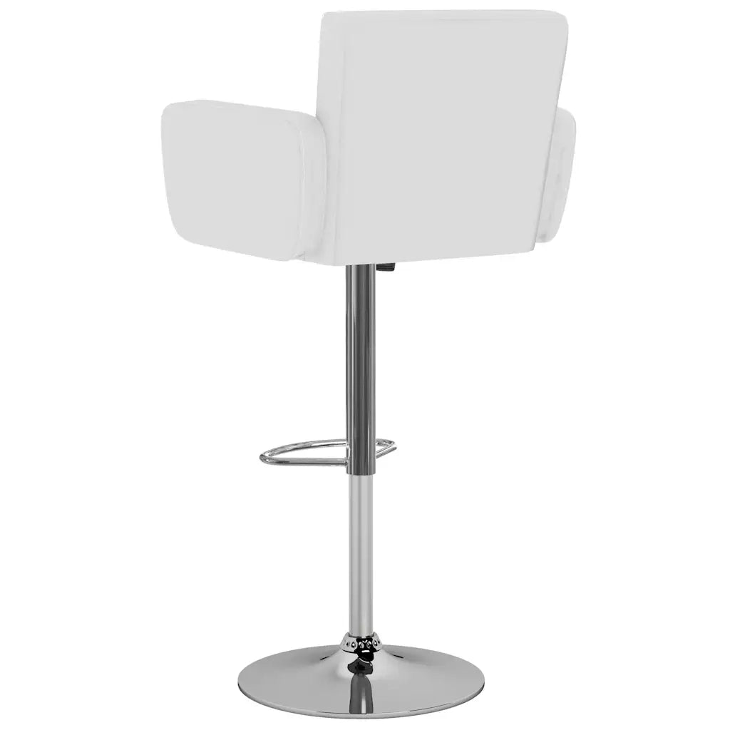 Sgabelli da Bar 2 pz Bianchi in Similpelle cod mxl 55656